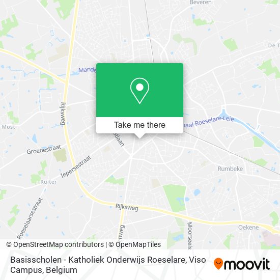 Basisscholen - Katholiek Onderwijs Roeselare, Viso Campus plan