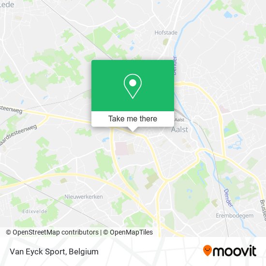 Van Eyck Sport map