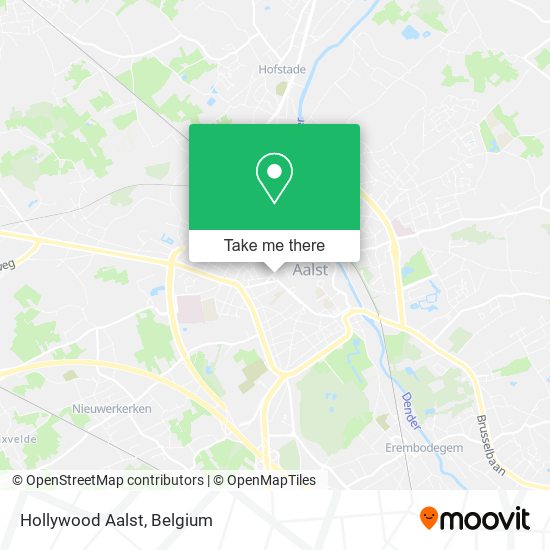 Hollywood Aalst map