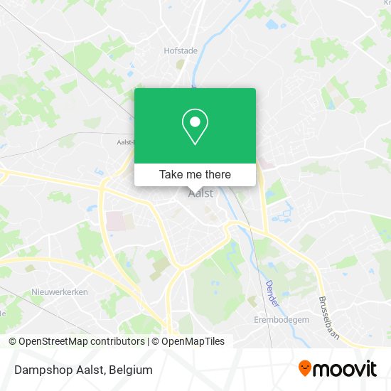 Dampshop Aalst map