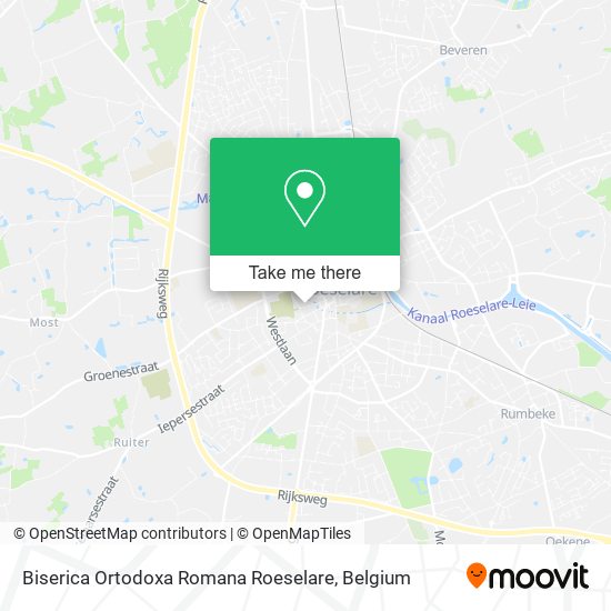 Biserica Ortodoxa Romana Roeselare plan