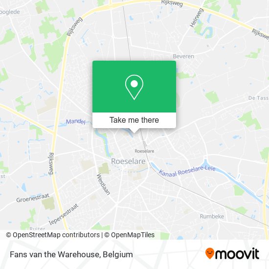 Fans van the Warehouse map