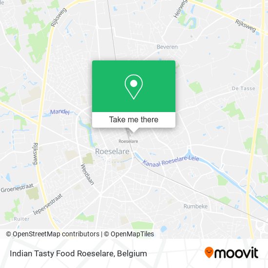 Indian Tasty Food Roeselare map