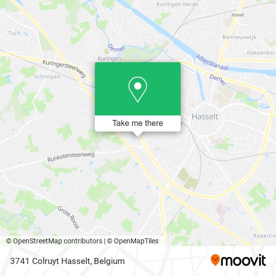 3741 Colruyt Hasselt map