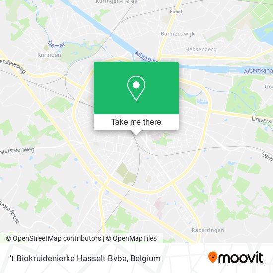 't Biokruidenierke Hasselt Bvba map