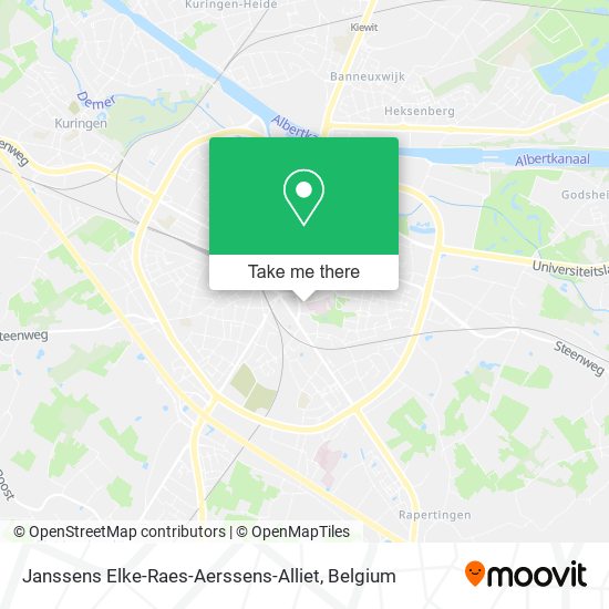 Janssens Elke-Raes-Aerssens-Alliet map