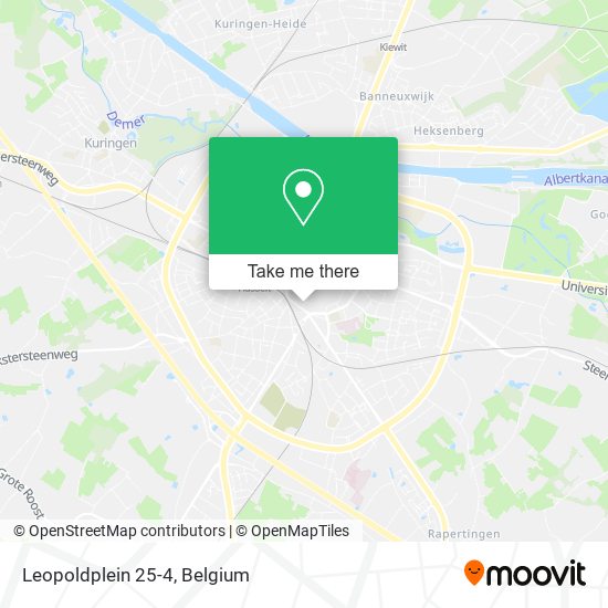Leopoldplein 25-4 map