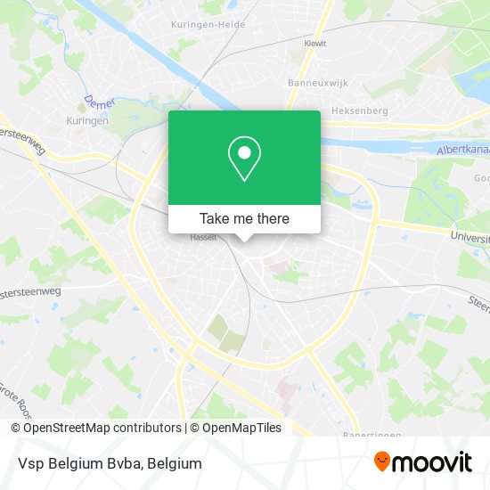 Vsp Belgium Bvba map