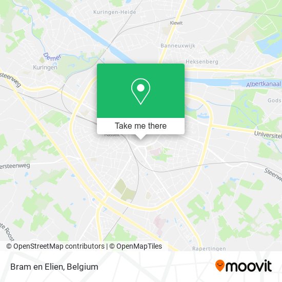 Bram en Elien map