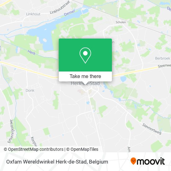 Oxfam Wereldwinkel Herk-de-Stad map
