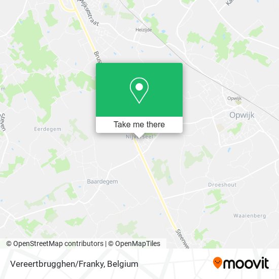 Vereertbrugghen/Franky map