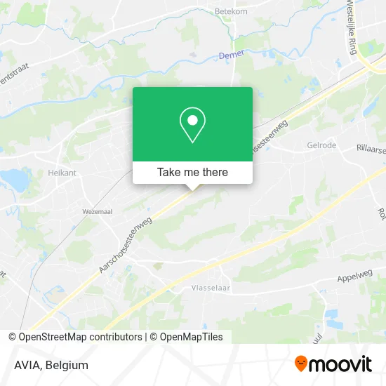 AVIA map