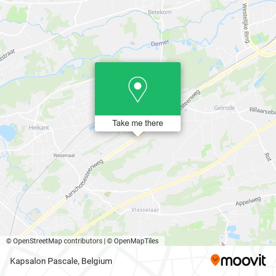 Kapsalon Pascale map