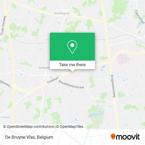 De Bruyne Vlas map