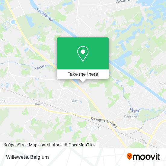 Willewete map