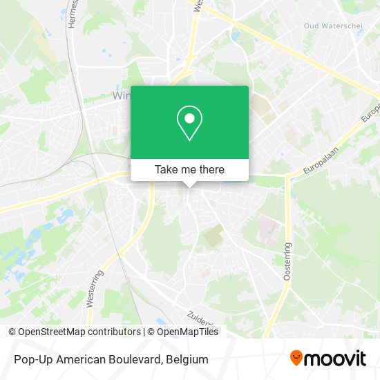 Pop-Up American Boulevard map