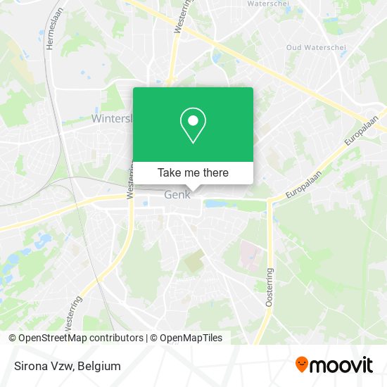 Sirona Vzw map