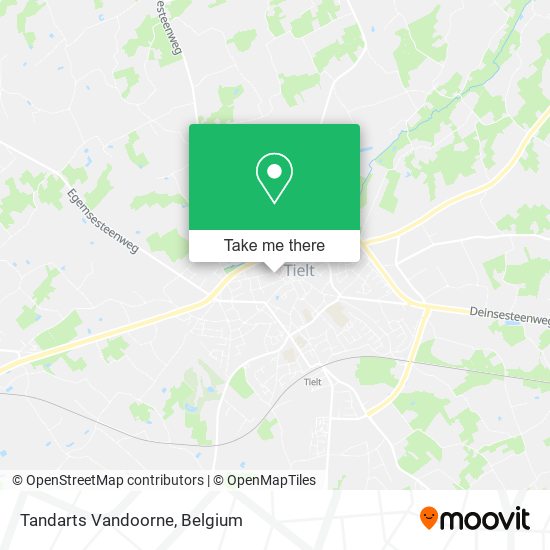 Tandarts Vandoorne map