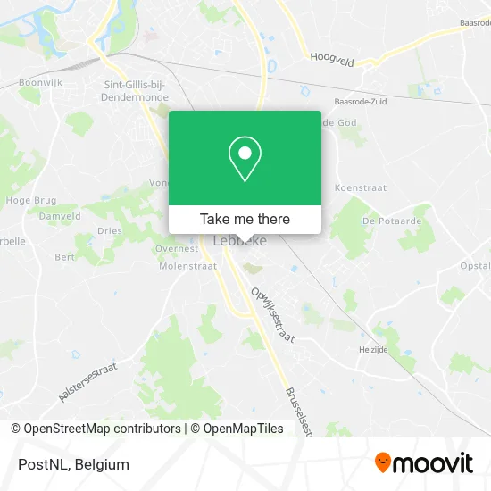 PostNL map