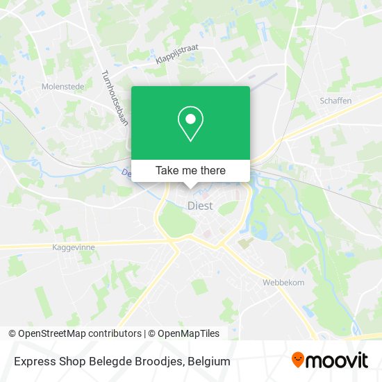 Express Shop Belegde Broodjes map