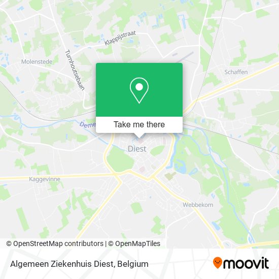 Algemeen Ziekenhuis Diest plan