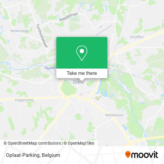 Oplaat-Parking map