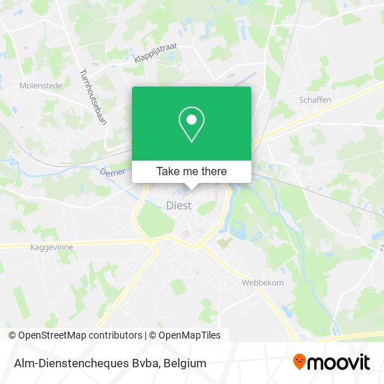 Alm-Dienstencheques Bvba map
