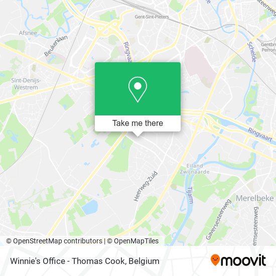Winnie's Office - Thomas Cook map
