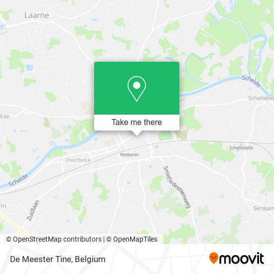 De Meester Tine map