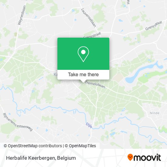 Herbalife Keerbergen map