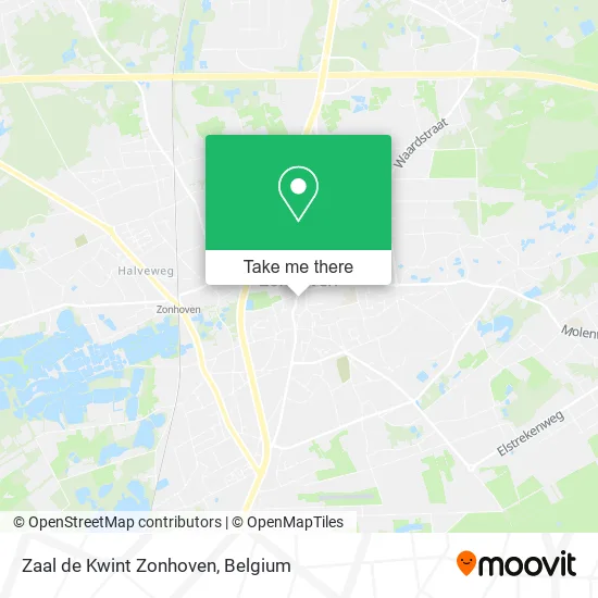 Zaal de Kwint Zonhoven map