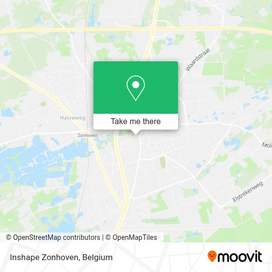 Inshape Zonhoven map