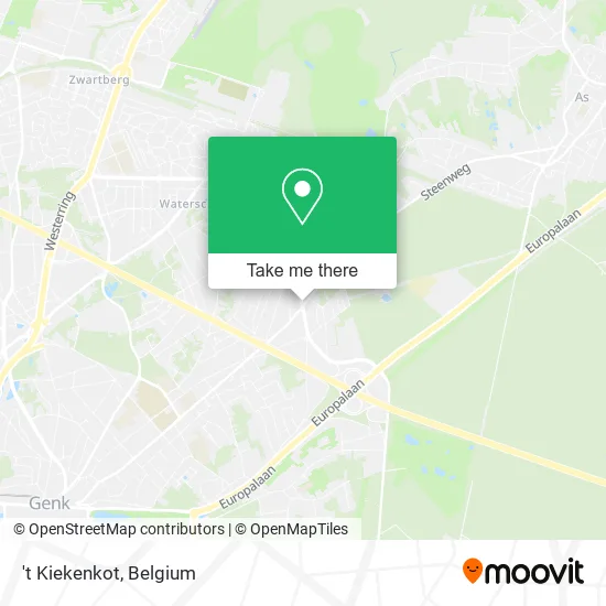 't Kiekenkot map