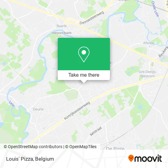 Louis' Pizza map