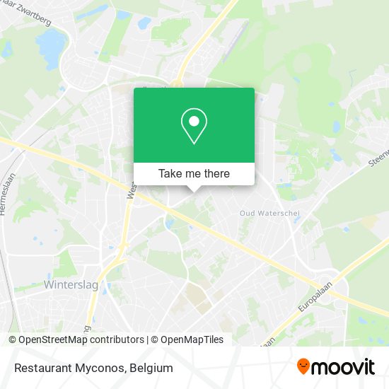 Restaurant Myconos map