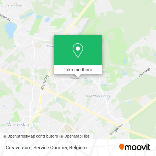 Creaversum, Service Courrier map