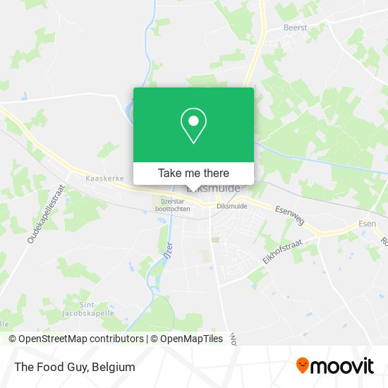 The Food Guy map