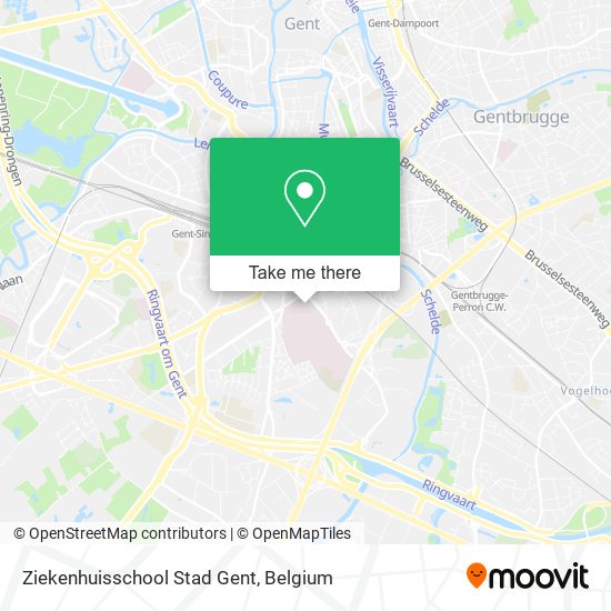 Ziekenhuisschool Stad Gent plan