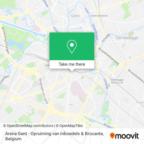 Arena Gent - Opruiming van Inboedels & Brocante map