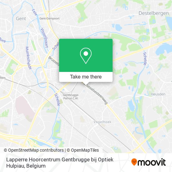 Lapperre Hoorcentrum Gentbrugge bij Optiek Hulpiau map