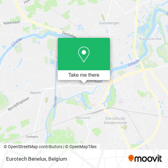 Eurotech Benelux map