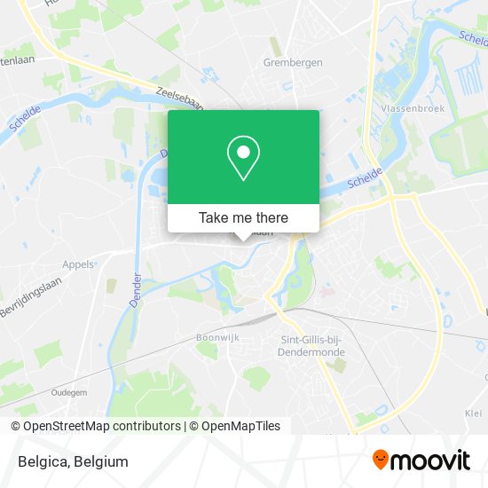 Belgica map