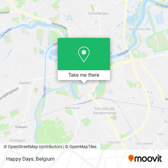 Happy Days map