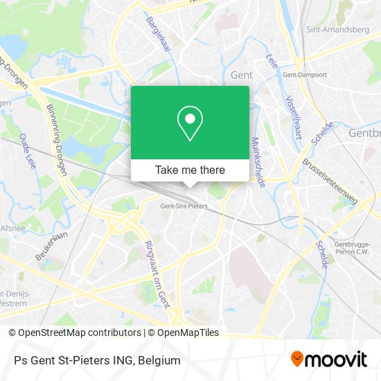 Ps Gent St-Pieters ING plan
