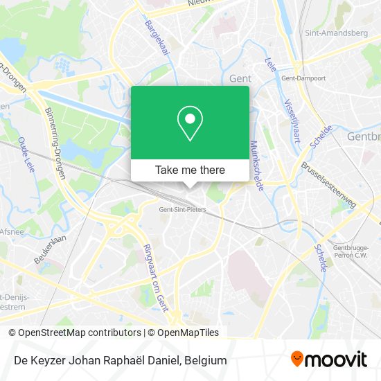 De Keyzer Johan Raphaël Daniel map