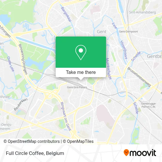 Full Circle Coffee map
