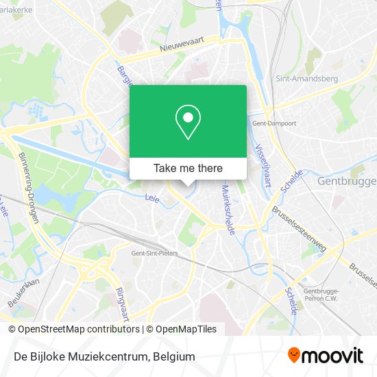 De Bijloke Muziekcentrum map