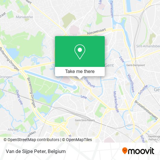 Van de Sijpe Peter map