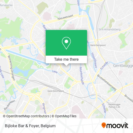 Bijloke Bar & Foyer map