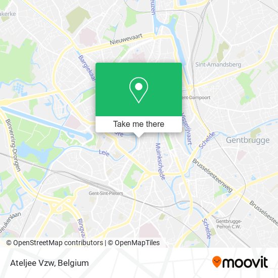 Ateljee Vzw map